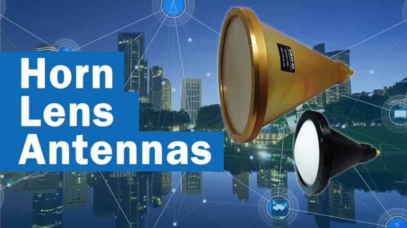 Horn Lens Antennas for RF & Microwave | High-Gain, Wideband | Mi-Wave
