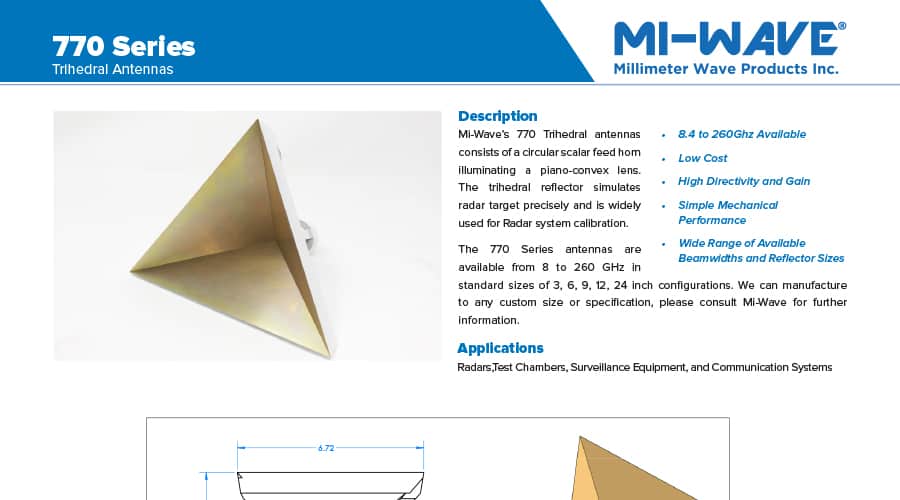 Trihedral Corner Reflector Antennas Reflector Antenna Design