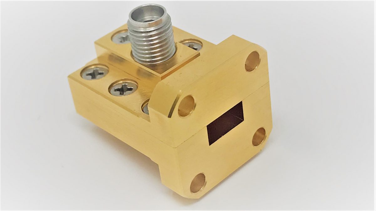 KaBand Waveguide to Coax Adapter Right Angle Adapters