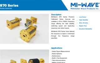 RF Noise Source for Millimeter Wave