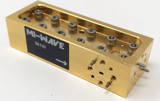 Block Type Coupler, WR-10, 75GHz – 110 GHz, 30dB Coupling, 1dB Insertion Loss