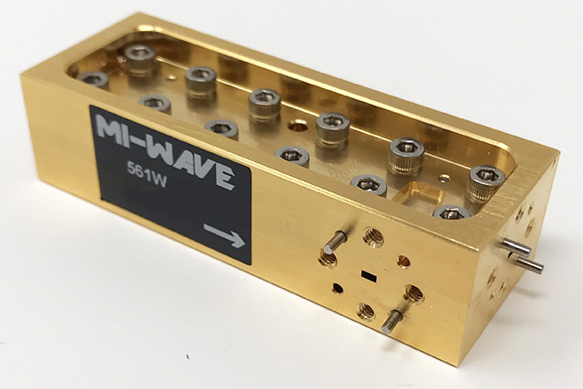 Block Type Coupler, WR-10, 75GHz – 110 GHz, 30dB Coupling, 1dB Insertion Loss