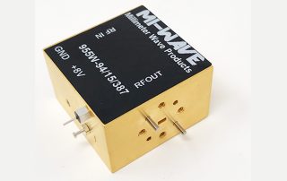 RF Power Amplifier, 92 GHz - 96 GHz, Small Signal Gain (dB) 12 dB, Noise Figure 4 dB, Output Power(Psat) (dBm) +8 dBm