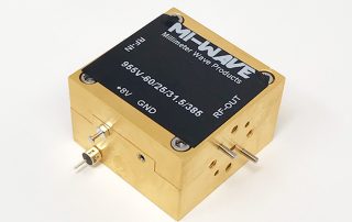 59-61 GHz V band Power Amplifier, Small Signal Gain (dB) 25 dB, Output Power (Psat) (dBm) +31.5 dBm, Amp Bias +5V to +8V