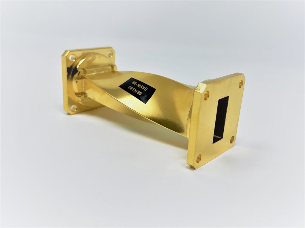 XBand Waveguide Twists High Precision 8.2 325GHz