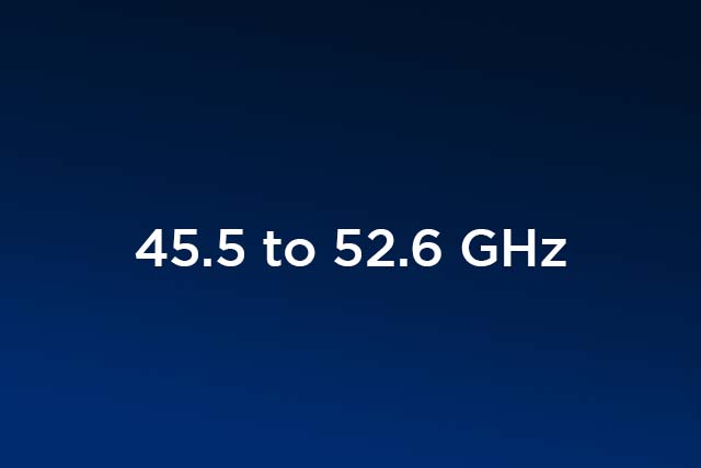 45.5 to 52.6 GHz
