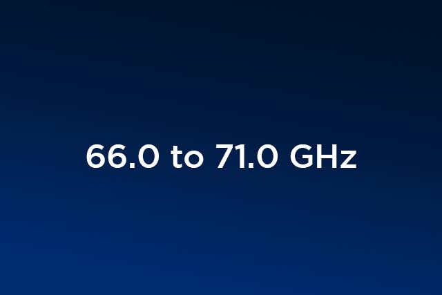 66.0 to 71.0 GHz