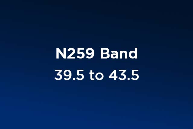 N259 Band – 39.5 to 43.5 GHz
